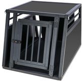 Kerbl Pet Transportbox Vacation, van aluminium 77x55x50cm, Graphite