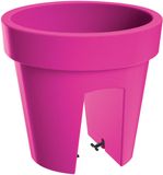 Prosperplast Bac à fleurs balcon Lofly Railing 25x25x23cm FUCHSIA / 2 PIÈCES