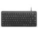 Perixx PERIBOARD-414U Mini-toetsenbord met kabel, USB, compact, zwart, ES-lay-out