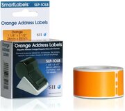 Seiko SLP-1OLB Oranje Zelfklevend printerlabel - 28 x 89 mm - 130 etiketten