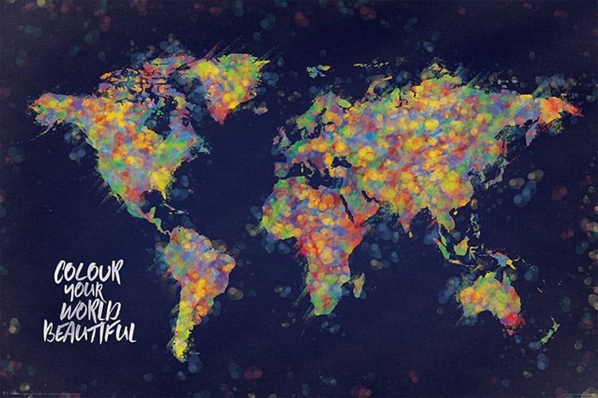 Colour Your World Beautiful Maxi Poster