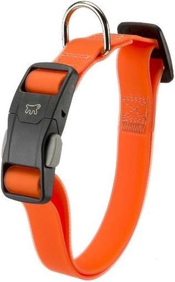 Ferplast Hondenhalsband Evolution 30-44 Cm Polyester Oranje