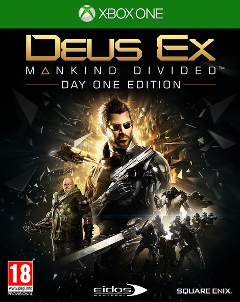 Square Enix Deus Ex: Mankind Divided Day One Edition, Xbox One video-game Basic + DLC Xbox One