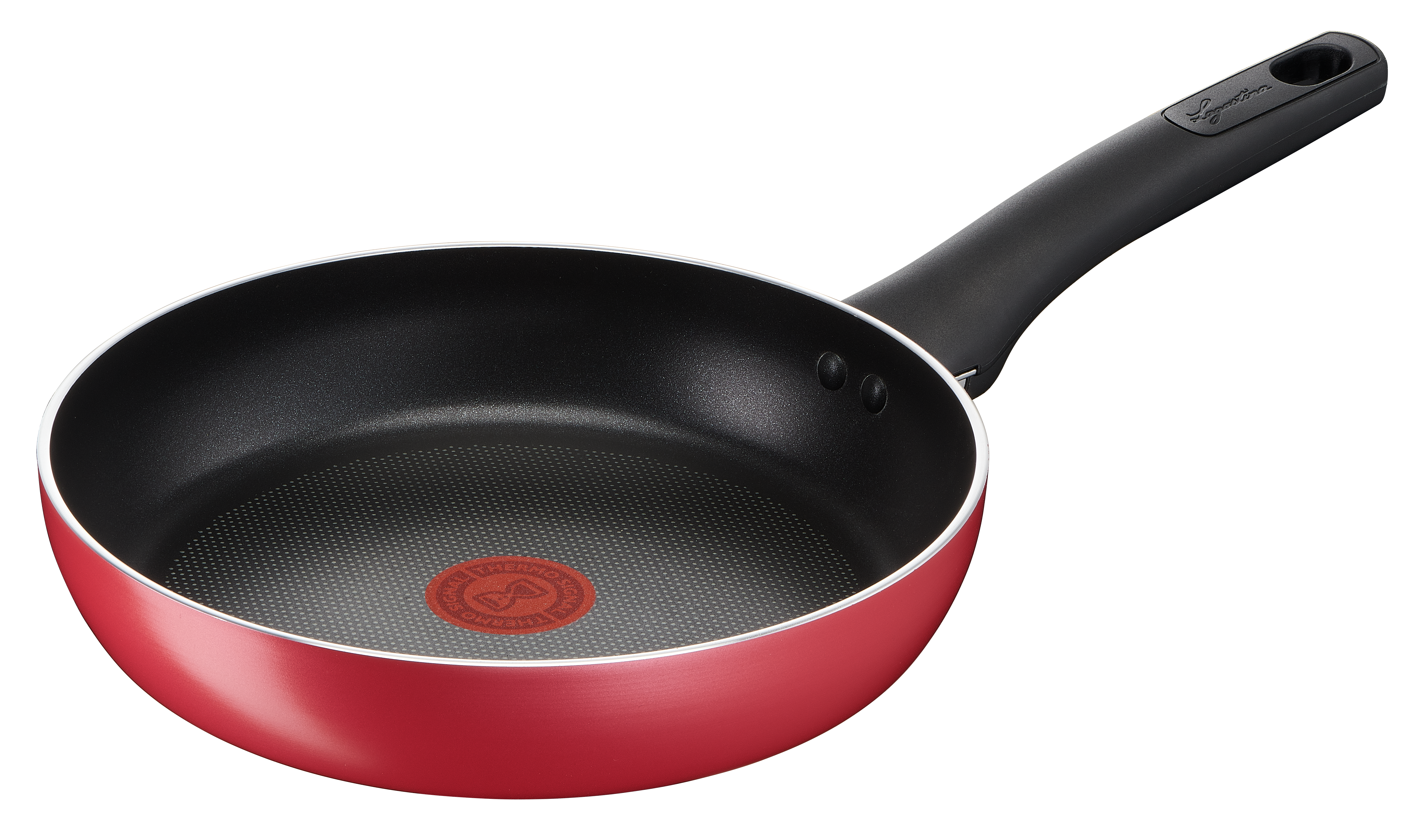 Lagostina 010254040124 - Pan - 24 cm - Rood - Anti-aanbaklaag