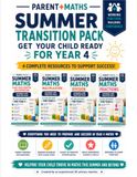 Year 3 to Year 4 Maths Practice with Guide | KS2 Summer Transition