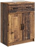 vidaXL Dressoir met lade Oud hout 66 x 34,5 x 87 cm Bewerkt hout