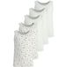 LUPILU® Lot de 5 débardeurs enfant (blanc/motif, 6-8 ans)