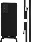 imoshion Siliconen hoesje met koord voor de Samsung Galaxy A33 - Zwart