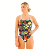 Turbo Yeah Comic Maillot de bain Multicolore 2XL Femme