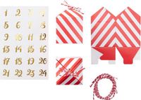 Ginger Ray Red & Gold DIY Advent Calendar