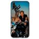 Beschermhoes Cokitec Beschermhoes voor Wiko View 4, motief Johnny Hallyday motorfiets