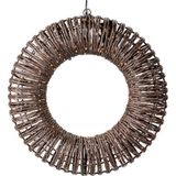 Home & Styling Collection kerstkrans verlicht - extra warm wit (38 cm)