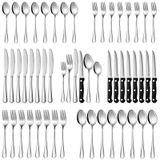 Solidchoice - Set de couverts 48 pièces en acier inoxydable pour 8 personnes