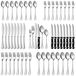 Solidchoice - Set de couverts 48 pièces en acier inoxydable pour 8 personnes