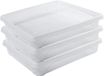 Hega hogar Vienna Vershoudbakje - 10x - Laag - Transparant - 1,5 Liter - 24 x 20 x 5 cm