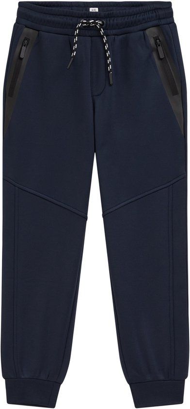 WE Fashion Jongens regular fit joggingbroek met ritszakken