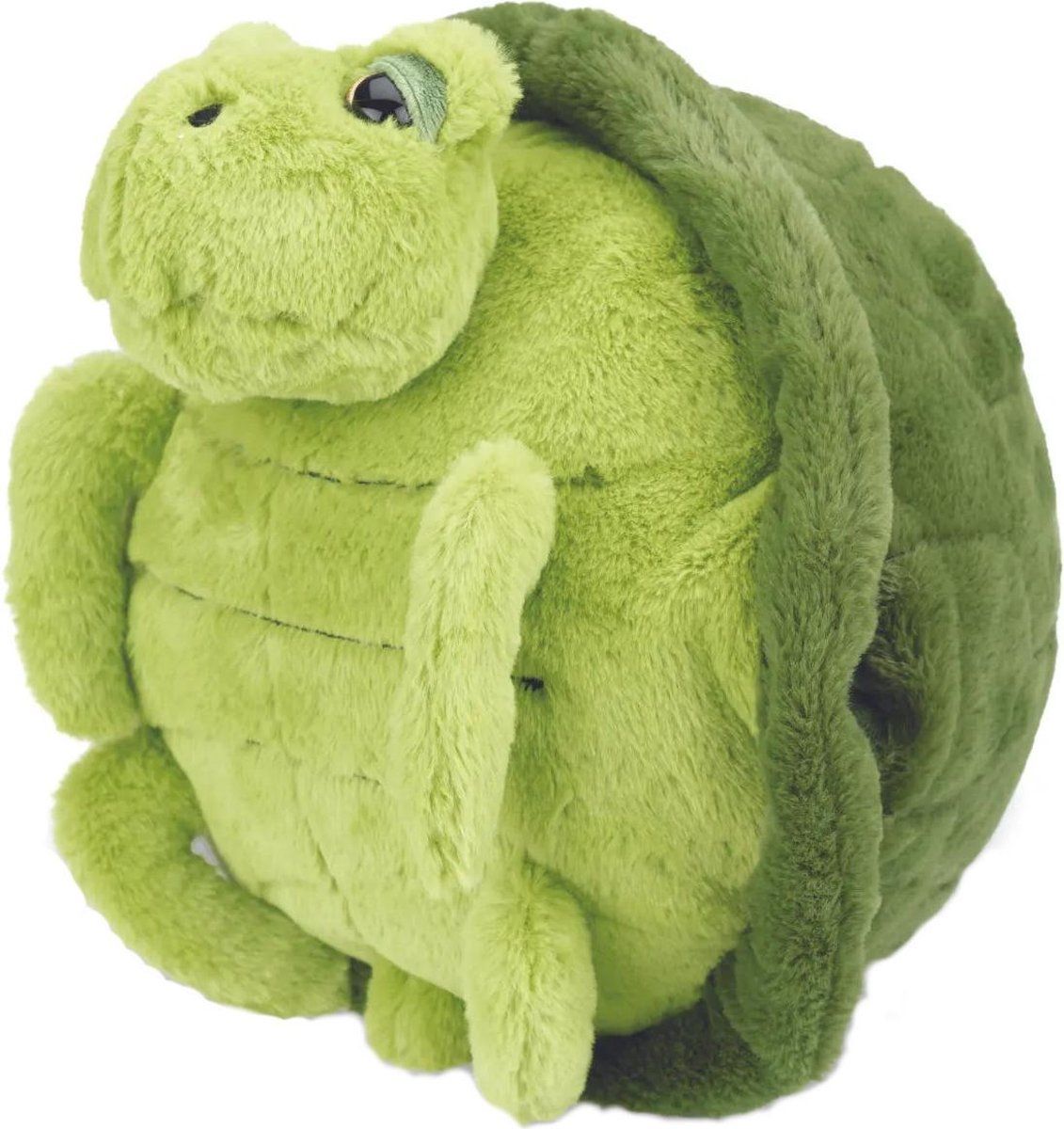 Cozy Noxxiez Knuffelkussen Handwarmer Schildpad - Groen