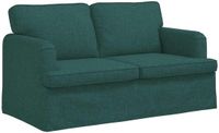vidaXL Bank Donkergroen Stof 144 x 80 x 85 cm