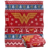 WONDER WOMAN Silky Touch Super Zachte Sprei Deken 152 x 127 cm