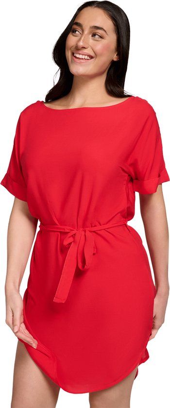 ten Cate Beach Ten Cate Basics dress kaftan bright red Dames M