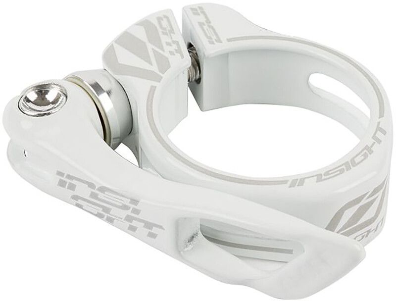 INSIGHT Zadelklem Ø25,4 mm Quick-Release, wit