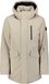 No Excess Mike Jacket Stone Parka met klepzakken en capuchon