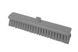 Maya Professional Tools 15009-11 straatbezem FBK/levensmiddelhygiene met middelharde borstelharen, 400 mm x 60 mm, grijs
