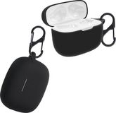kwmobile Hoes geschikt voor JBL Wave 200TWS - Siliconen cover voor oordopjes in zwart