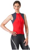 Castelli Sole Mouwloos Fietstrui Rood S Man