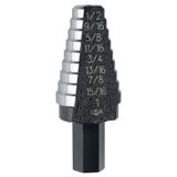 Irwin Tools Unibit #20 Stappenboor, 9/16 inch tot 1 inch schacht 1/2 inch (10220)