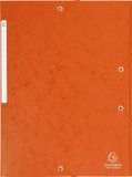 Exacompta 25x Elastomap Maxi capacity in glanskarton 425gm2 - A4 - Oranje