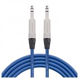 Studiospares Pro Neutrik Balanced / Stereo Jack Mogami Cable, 2.5m Blue