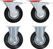 vidaXL Wielen 4 st 125 mm