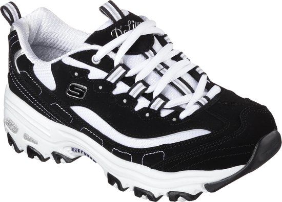 Skechers D'LITES-BIGGEST FAN Sneakers Vrouwen - Black White