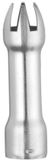 HENDI slagroomsifon thermisch geisoleerd - rvs dubbelwandig - 0,5 liter - 95 mm dia x 275 mm hoog - zilver - met 3 spuitmondjes - voor warme en koude sauzen