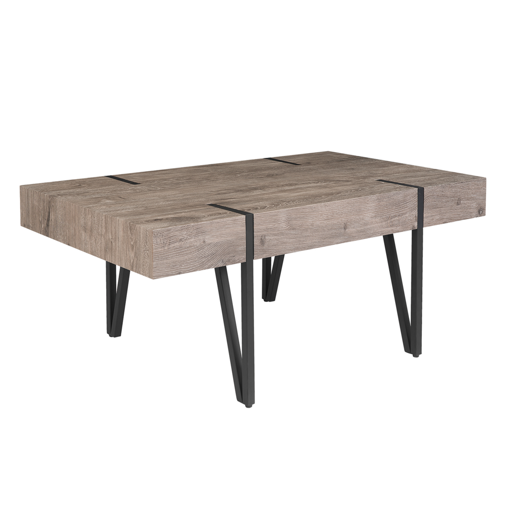 Beliani ADENA Salontafel - Donkerbruin - MDF