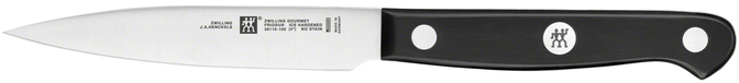 Zwilling Gourmet Paring Knife - 10cm - Stainless Steel - Black Handle