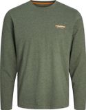 Jack & Jones T-shirt Jjalvis Tee Ls Crew Neck 12259735 Kombu Green/melange Homme Taille S