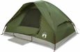 vidaXL Tente dôme 4 personnes imperméable vert olive