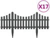 Merkloos Gazonranden Antraciet - 10 Meter - 17 Stuks