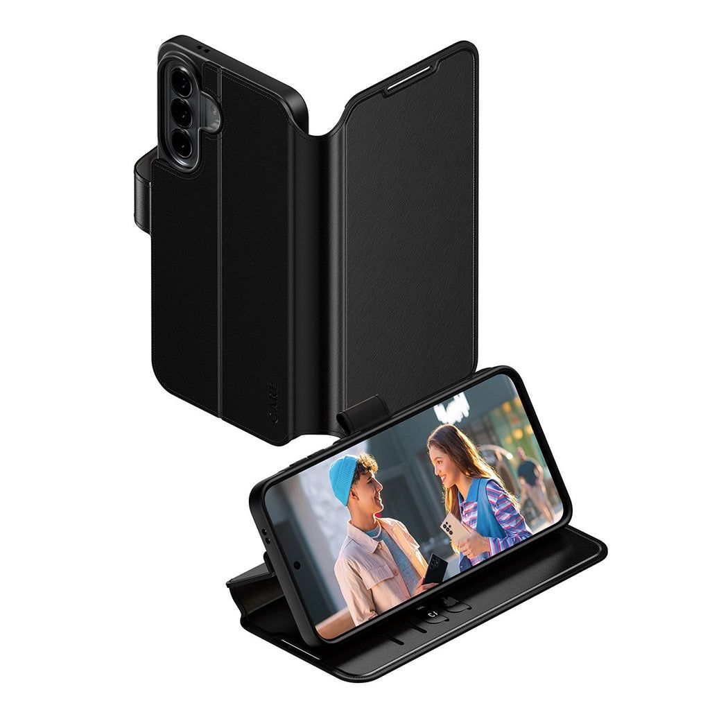 PanzerGlass CARE Wallet Kickstand Case for Samsung Galaxy A57 5G - Black