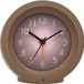 NeXtime Circle Réveil Ø10,5 cm x 3,6 cm - Silencieux - Cadran Lumineux - Pêche