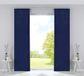 Gardinenbox Milano 203571-2 Set van 2 ondoorzichtige fluwelen verduisteringsgordijnen met verzwaarde stangen, H x B 245 x 60 cm, blauw