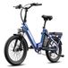 fafrees F20 Flex, opvouwbare elektrische stadsfiets, 20 inch, 36V 20Ah accu, Shimano 7-versnellingen, bereik tot 100 km, kleur: aurora blauw