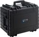 B&W outdoor cases Type 5500 zwart + Plukschuim