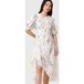 AllSaints Robe Laci Écru Blanc