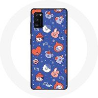 Maniacase Etui voor Samsung Galaxy A41 BTS Bangtan Sonyeondan BT21 Kerstmis 2023