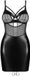 Obsessive Dominna Chemise & Thong – Zwart