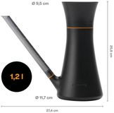 Fiskars Serie - Precise Gieter - 1,2L - Zwart