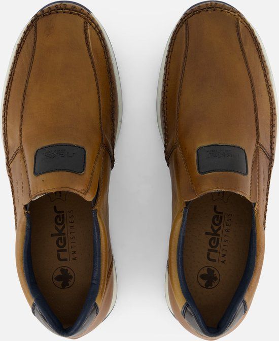 Rieker Instappers cognac Leer - Maat 43